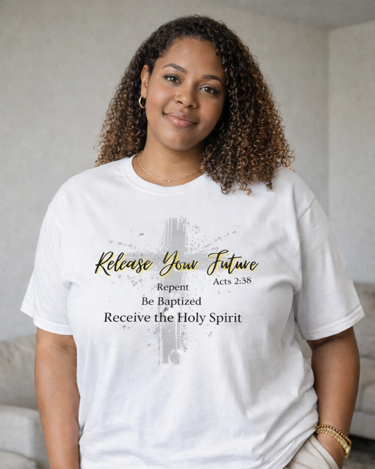 Acts 2: 38 Garment-Dyed T-Shirt | Statement Tee