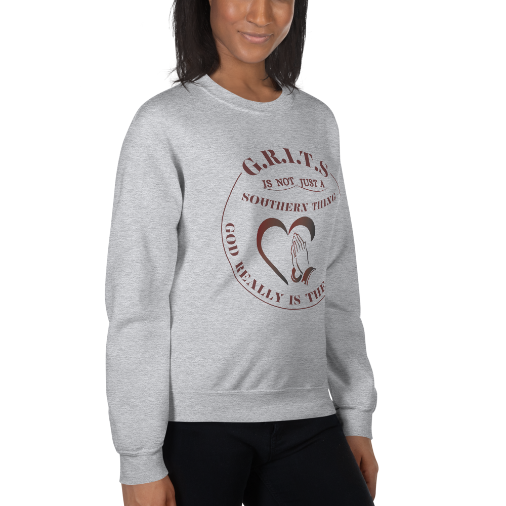 Women's Christian Sweatshirt – G.R.I.TS Sweatshirt | Faith-Based Apparel