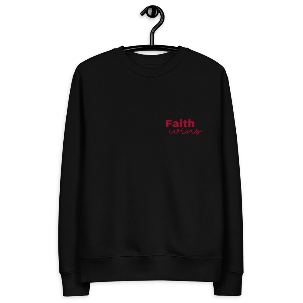 Faith Wins | Unisex Organic Cotton Sweatshirt