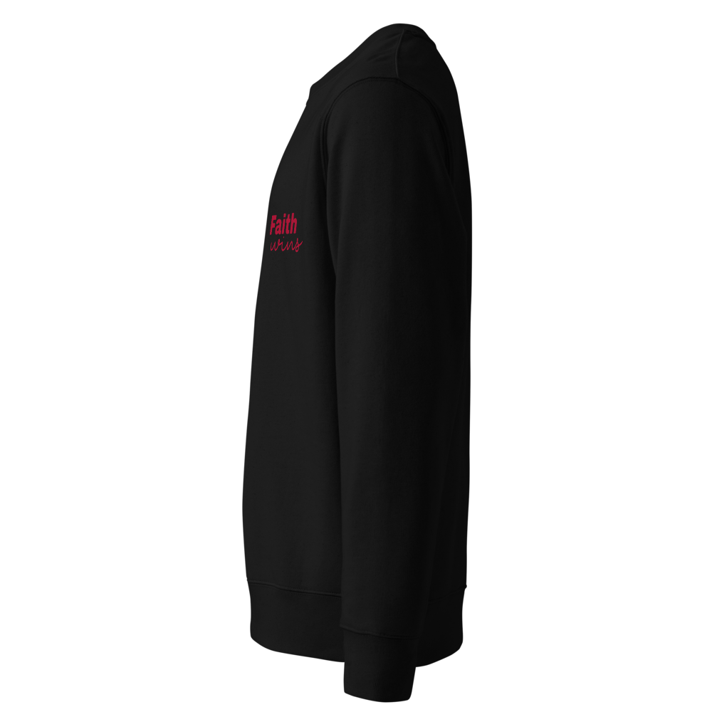 Faith Wins | Unisex Organic Cotton Sweatshirt