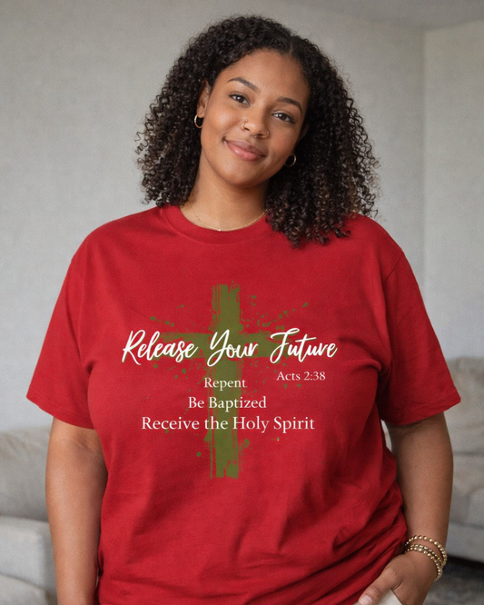 Acts 2: 38 Garment-Dyed T-Shirt | Statement Tee