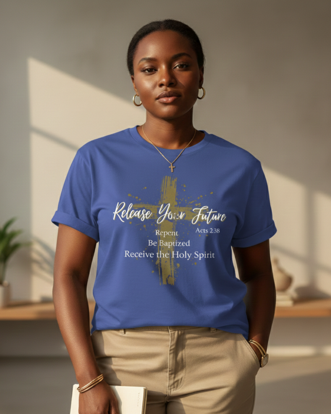 Acts 2: 38 Garment-Dyed T-Shirt | Statement Tee