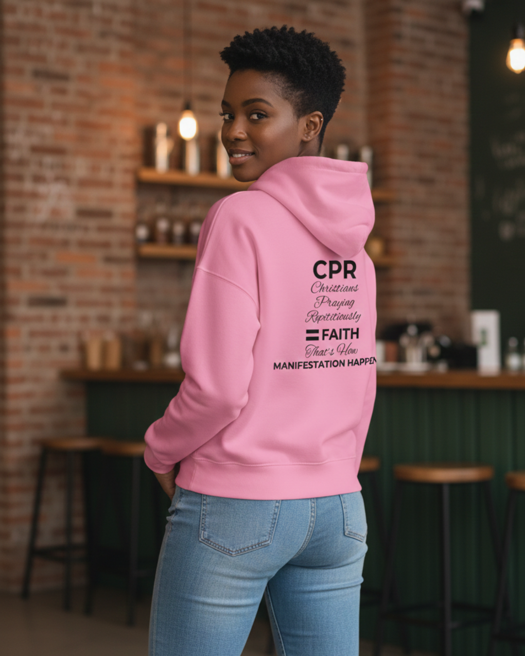 CPR Faith Hoodie – Christians Praying Repetitiously | Christian Manifestation Hoodie for Women