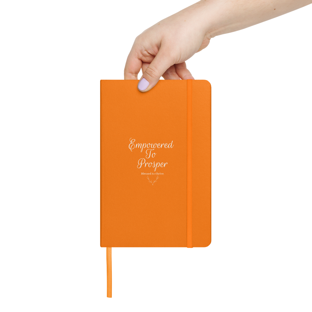 Hardcover bound notebook