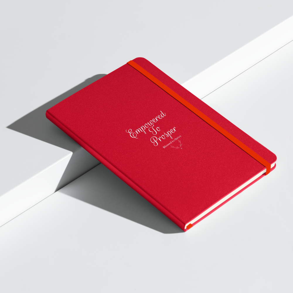 Hardcover bound notebook